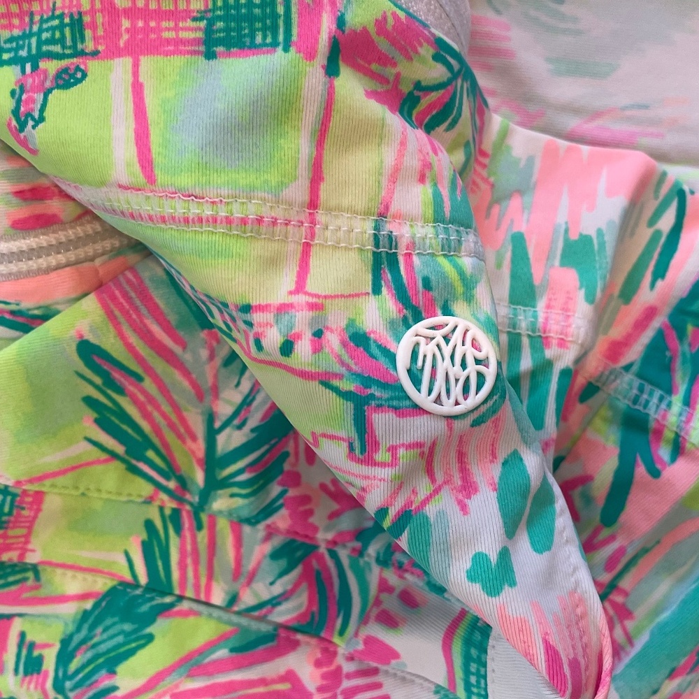 NWOT Lilly Pulitzer Luxletic Zip Top with Pockets Small S 4 6